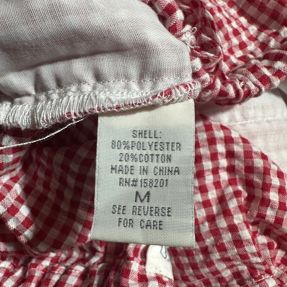 Red and White Checkered Pants - Picture 5 of 5